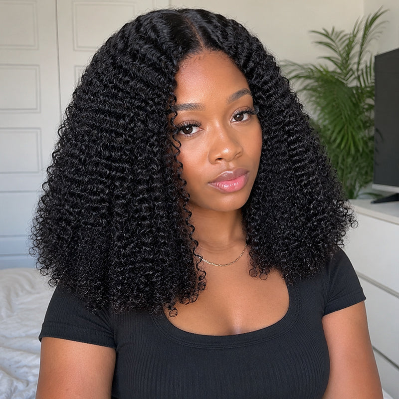 4B/4C Afro Virgin Hair Frontal & Closure | Match with Bundles