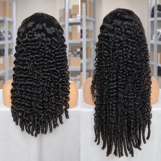 Eurasian Curl Texture Wig | Transparent Lace Frontal | Natural Hairline 180%