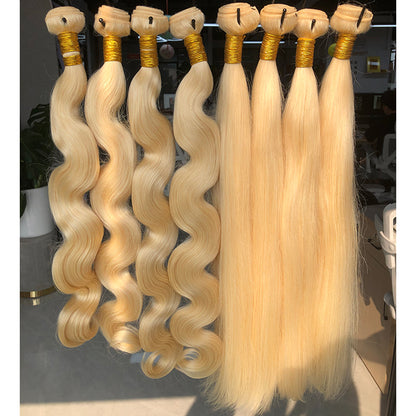 #613 Straight 100% Human Hair Bundles