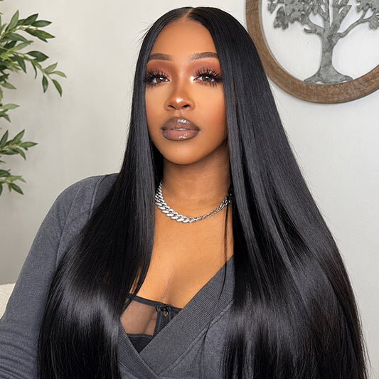 Raw Hair HD Lace Wig | Density 200% | Natural Black