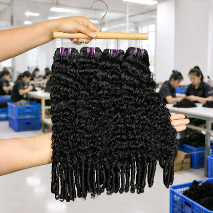 Eurasian Curl 100% Human Hair Bundles (Raw & Virgin Available）
