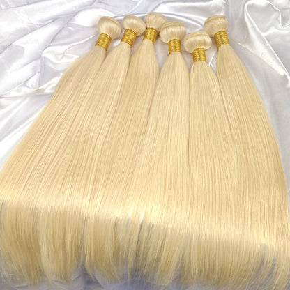 #613 Straight 100% Human Hair Bundles