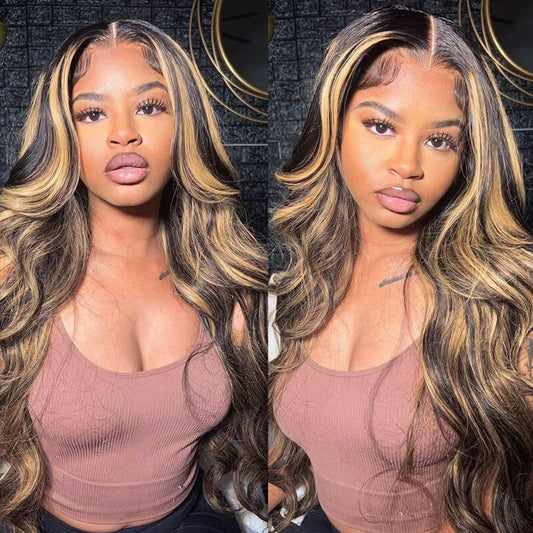 New Arrival Transparent Lace 26 Inch Honey Brown 180 Density