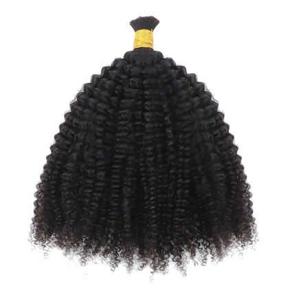 Kinky Curly Raw Bulk Hair For Braids,Braiding Hair,100% Human Hair