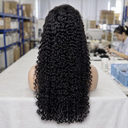 Burmese Curly Wig | Transparent Lace Frontal | Natural Density 180%