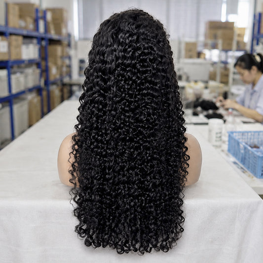 Burmese Curly Wig | Transparent Lace Frontal | Natural Density 180%
