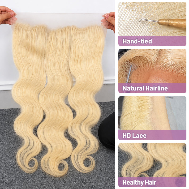 613 Body Wave Raw & Virgin Hair Lace Frontal & Closure