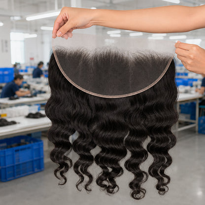 Raw Hair Transparent Lace Frontal & Closure | Multiple Textures