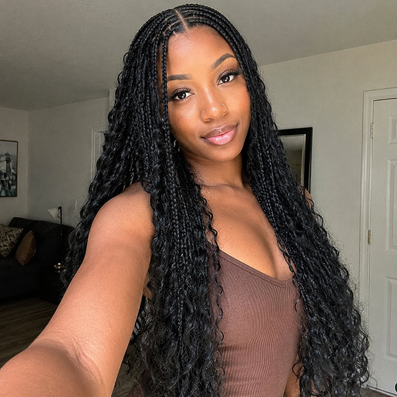 Indian Curly Virgin Bulk Hair For Braids | 100% Human Hair | 100g