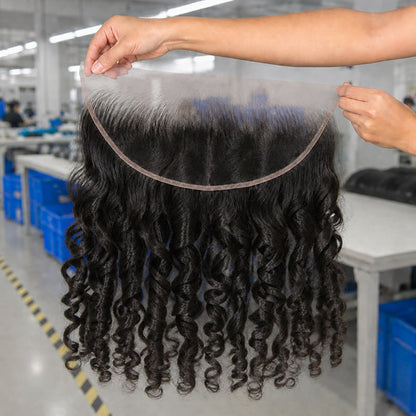 Raw Hair Transparent Lace Frontal & Closure | Multiple Textures