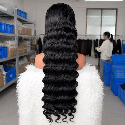 Cambodian Wave Wig | Transparent Lace Frontal | Natural Hairline 180%