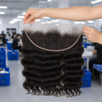 Raw Hair Transparent Lace Frontal & Closure | Multiple Textures