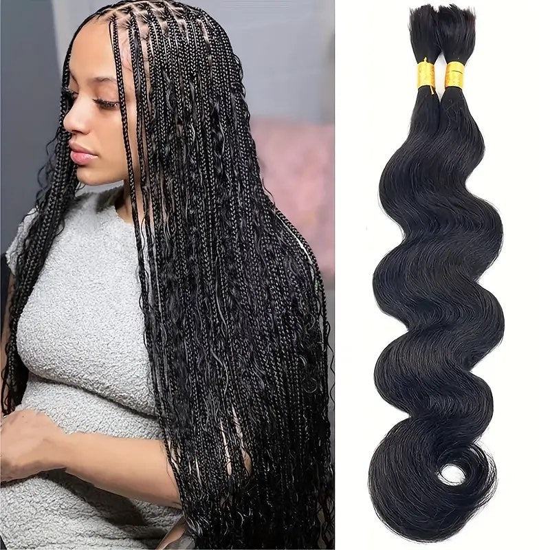 Body Wave Raw Bulk Hair For Braids,Braiding Hair,100% Human Hair