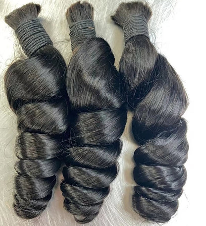 Loose Wave Raw Bulk Hair For Braids,Braiding Hair,100% Human Hair