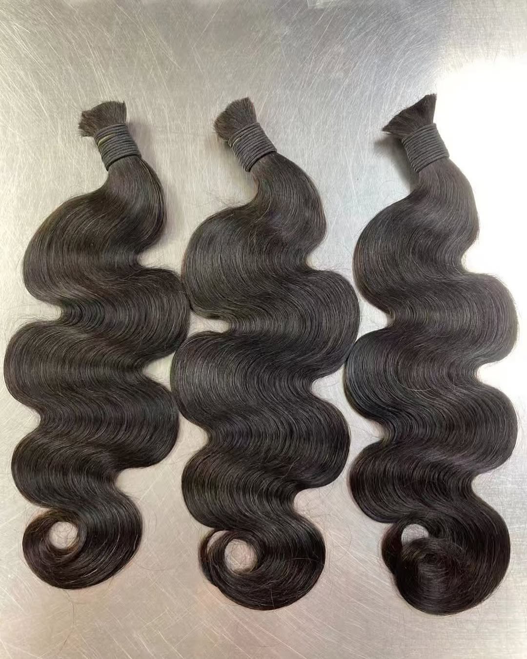 Body Wave Raw Bulk Hair For Braids,Braiding Hair,100% Human Hair