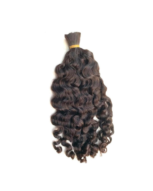 Vietnamese Curly Virgin Bulk Hair For Braids,Braiding Hair,100% Human Hair