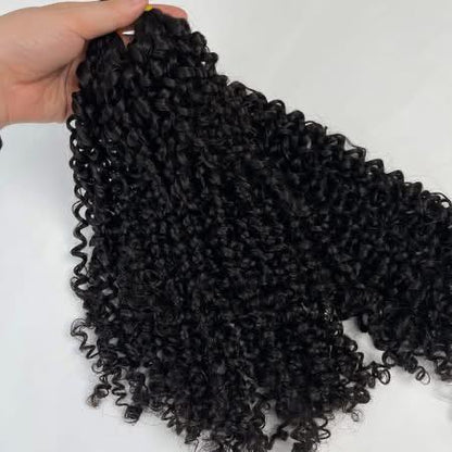 4b4c Curly Virgin Bulk Hair For Braids,Braiding Hair,100% Human Hair