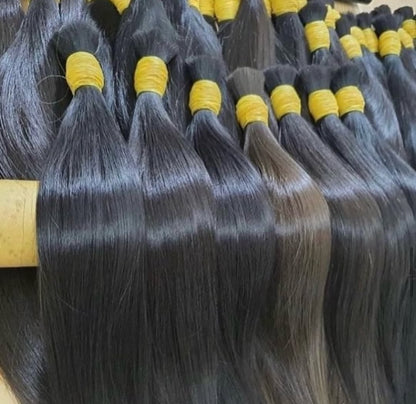 Yaki Straight Virgin Bulk Hair For Braids,Braiding Hair,100% Human Hair