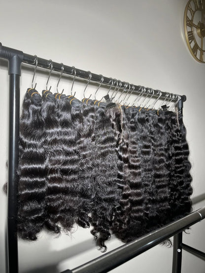 Indian Curly Raw Human Hair Bundles