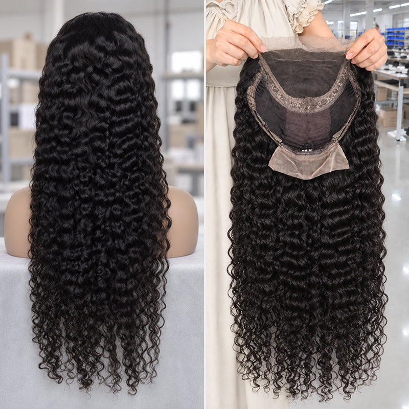 5×5 HD Lace Deep Curly Closure Wig | Natural & Full Look | Premium Human Hair
