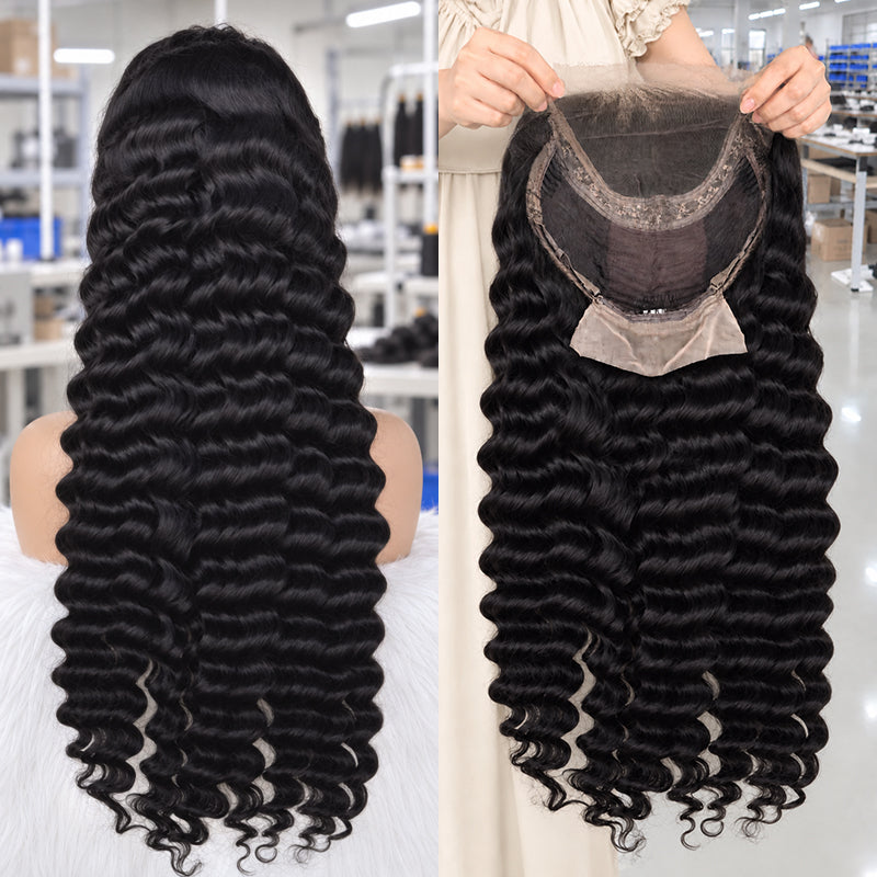 5×5 HD Lace Deep Wave Closure Wig | Natural & Full Look | Premium Human Hair
