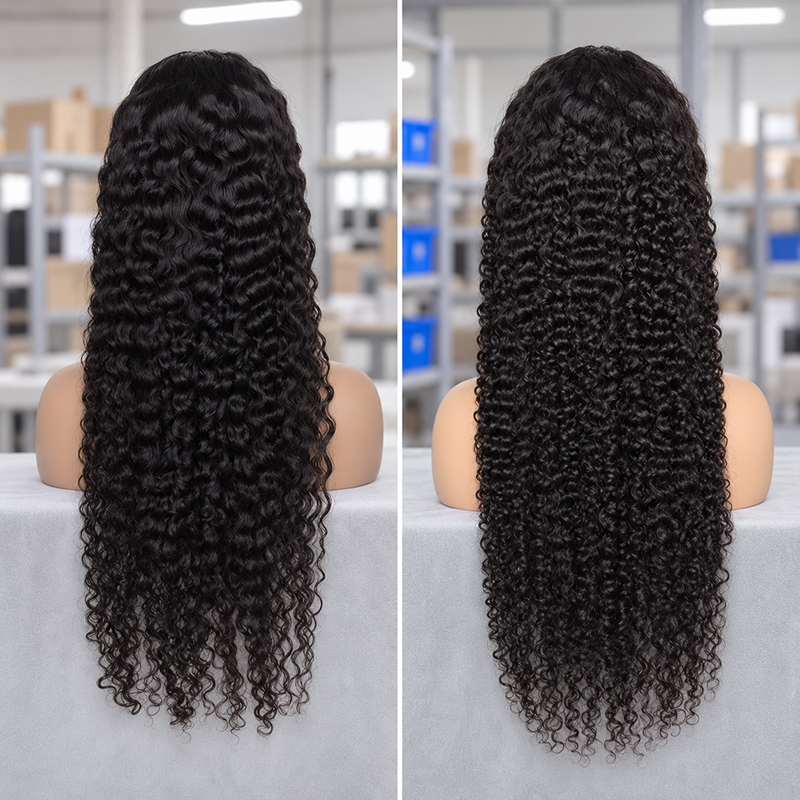 HD Lace Deep Curly Frontal Wig | 100% Human Hair | Pre-Plucked