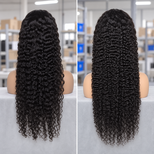 HD Lace Deep Curly Frontal Wig | 100% Human Hair | Pre-Plucked