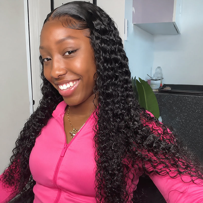 5×5 HD Lace Deep Curly Closure Wig | Natural & Full Look | Premium Human Hair