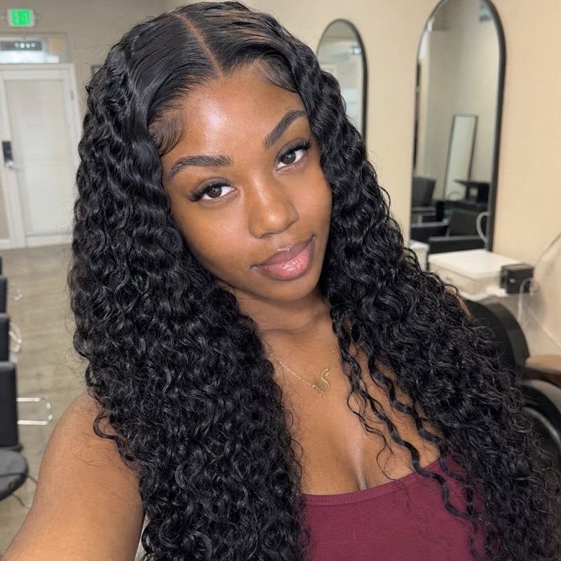 5×5 HD Lace Deep Curly Closure Wig | Natural & Full Look | Premium Human Hair