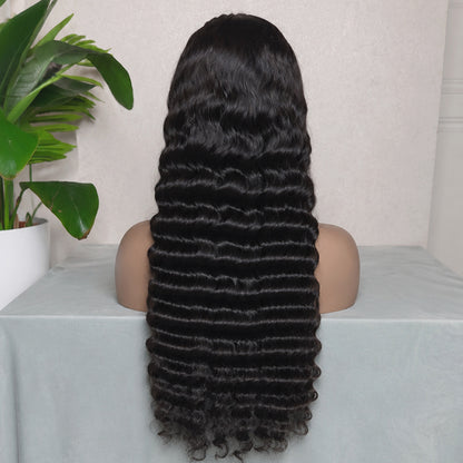 5×5 HD Lace Deep Wave Closure Wig | Natural & Full Look | Premium Human Hair
