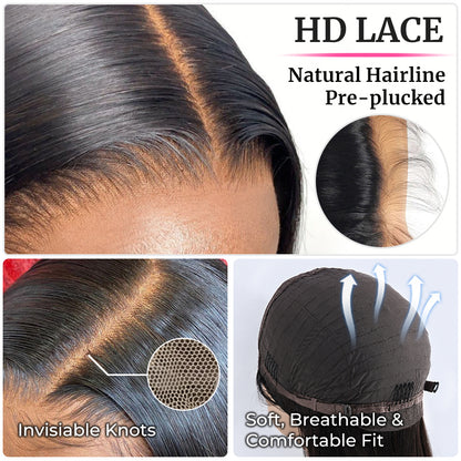 Deep Wave Chocolate Brown HD Lace Wig | 100% Human Hair
