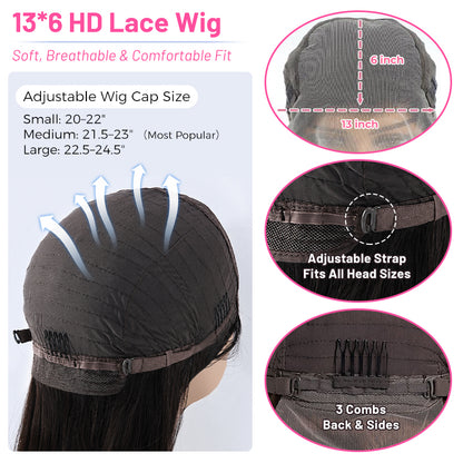 Cambodian Wave 40 Inch Wig | 13*6 HD Lace | 200% Density