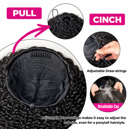 Wear & Go Body Wave Half Wig | Invisible Hairline | Beginner-Friendly
