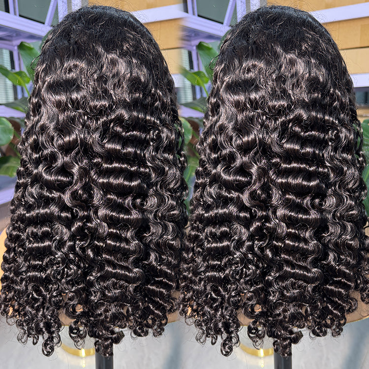 13x4 Transparent Lace Indian Curly Wig Natural Hairline 180%