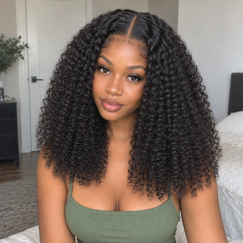 Afro Curly K-Tip Human Hair Extensions | 100g/Pack | Full Head 2–3 Packs