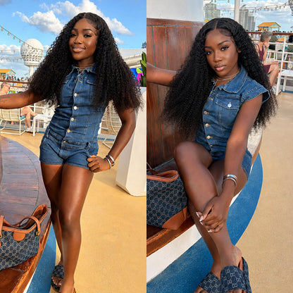 Kinky Curly 5×5 HD Lace Wig | Natural & Full Look | Premium Human Hair