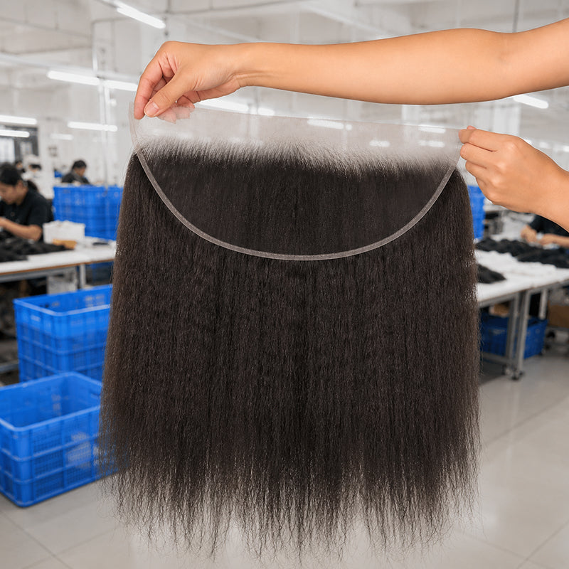 Raw Hair Transparent Lace Frontal & Closure | Multiple Textures