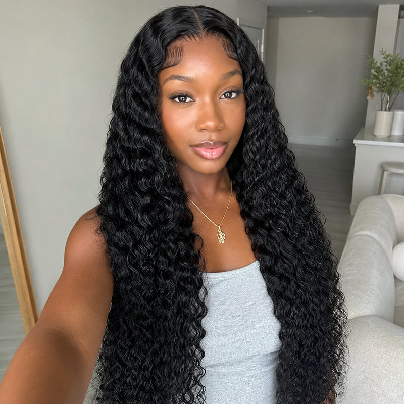 Burmese Curly K-Tip Human Hair Extensions | 100g/Pack | Full Head 2–3 Packs