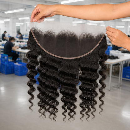 Raw Hair Transparent Lace Frontal & Closure | Multiple Textures