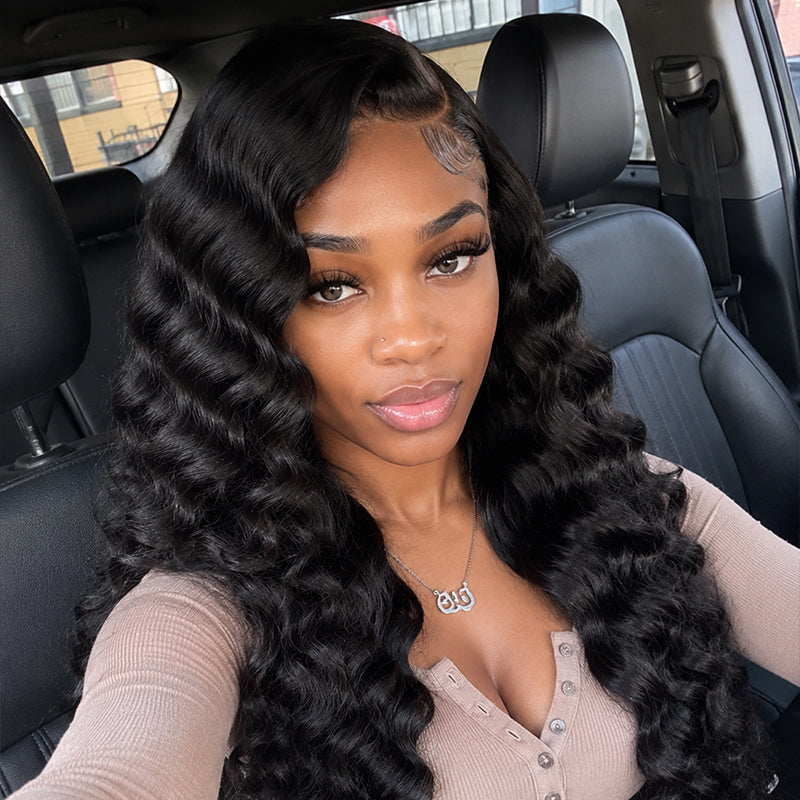Loose Deep Wave Virgin Hair Frontal & Closure | Perfect Match for Bundles