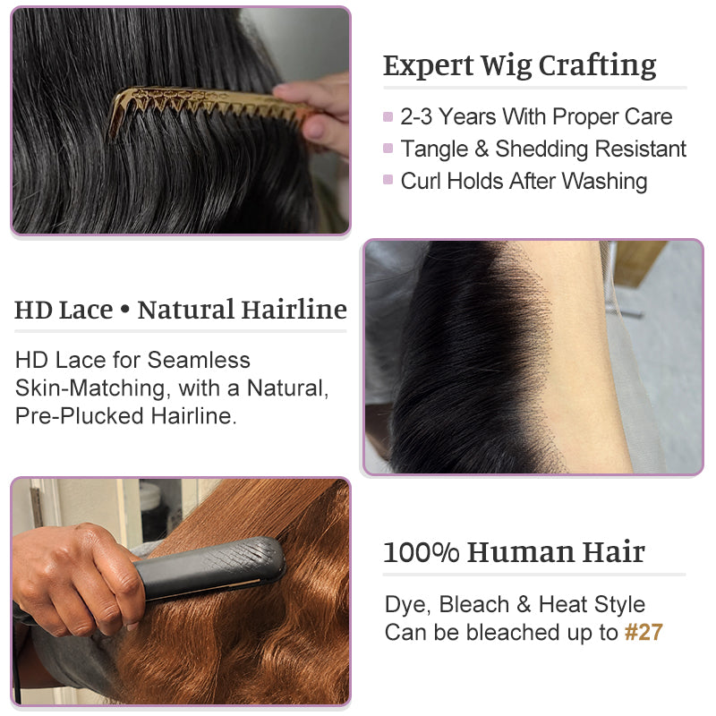 Deep Wave Virgin Hair Frontal & Closure | Perfect Match for Bundles