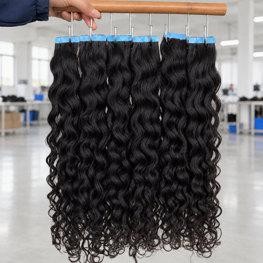 Natural Wavy Tape in Hair Extensions