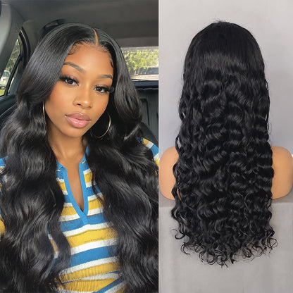 Nature Wave HD Lace Frontal | 100% Human Hair Wig | Natural Black