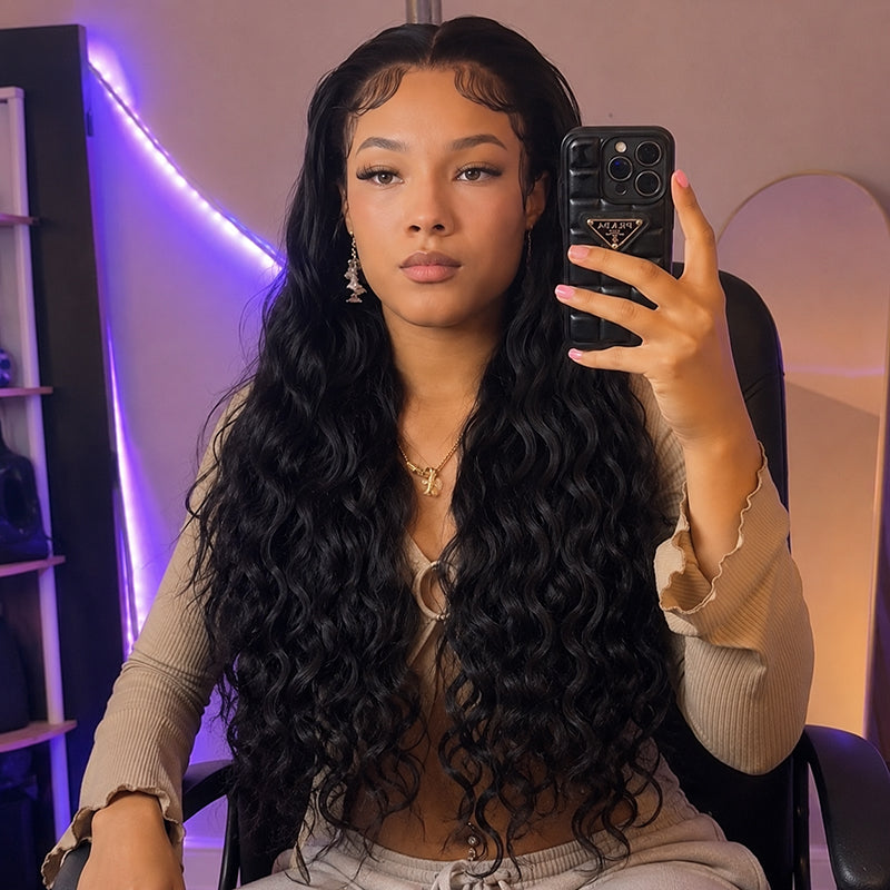 Natural wave Virgin Hair Frontal & Closure | Perfect Match for Bundles