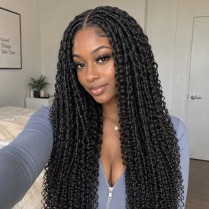 Pixie curly V-Part Wig – 100% Virgin Human Hair