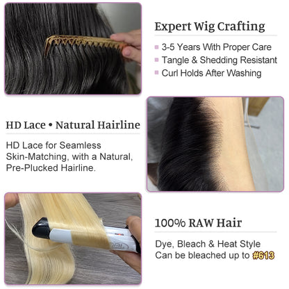 Raw Hair HD Lace Frontal & Closure | Multiple Textures