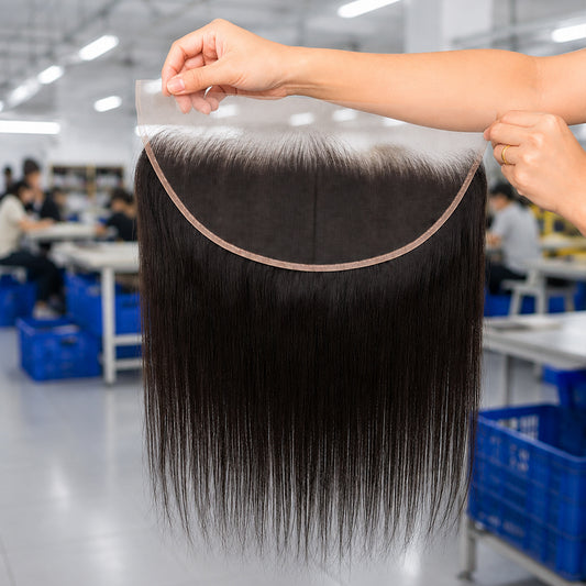 Straight Virgin Hair Frontal & Closure | Perfect Match for Bundles