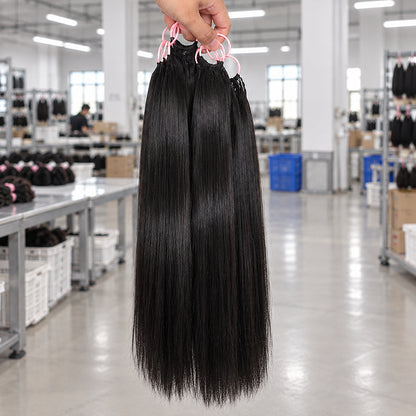 Straight Knotless Crochet Hair | Pre-Separated Human Hair