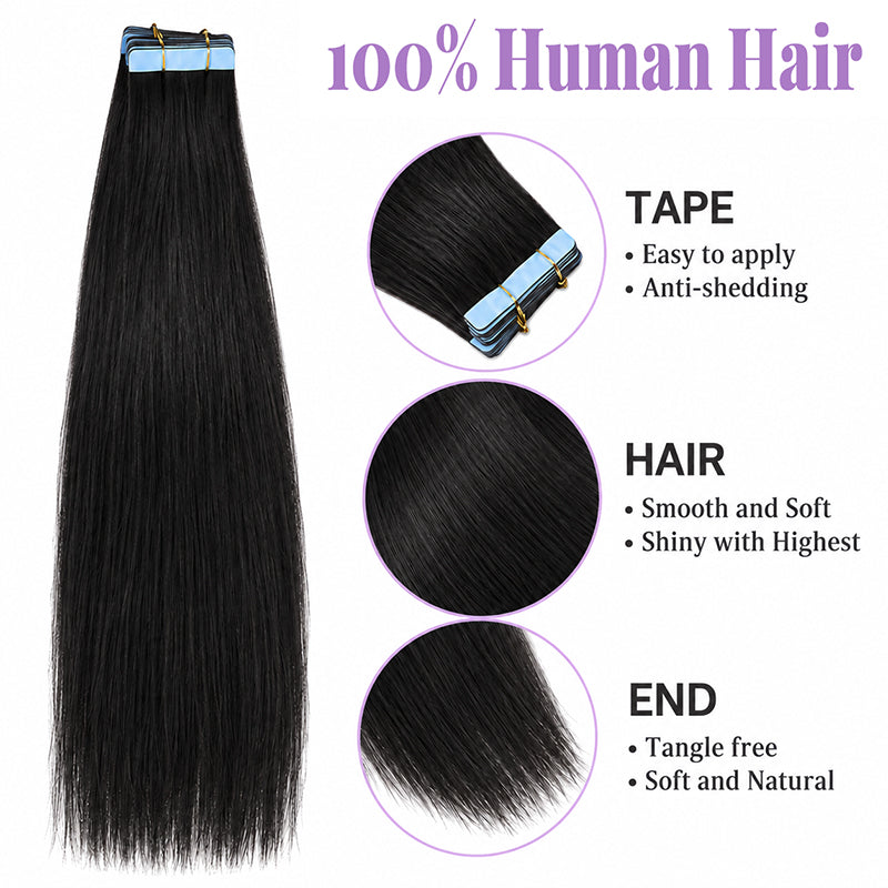 Afro 4b4c Kinky Curly Tape in Hair Extensions