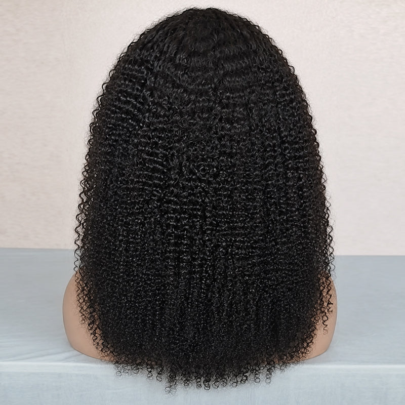 4b4c Afro Curly V-Part Wig – 100% Virgin Human Hair